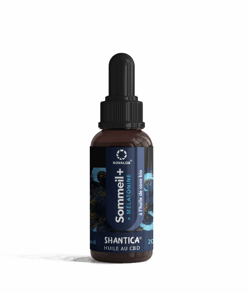 Huile 20%CBD 20%CBN - Mélatonine