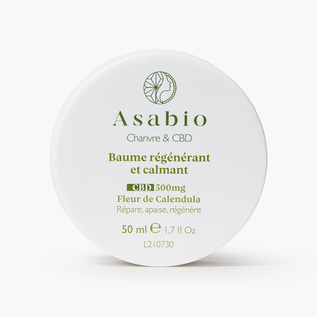 Asabio Baume CBD régénérant et calmant