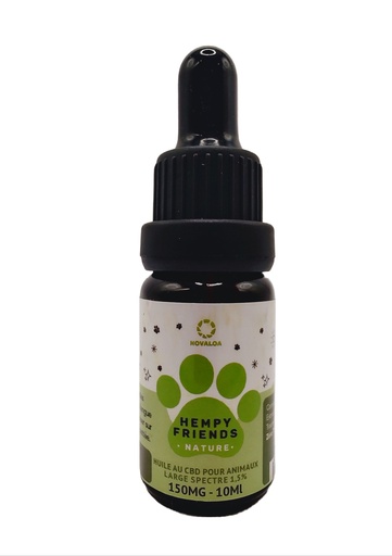 Huile CBD animaux 1,5%